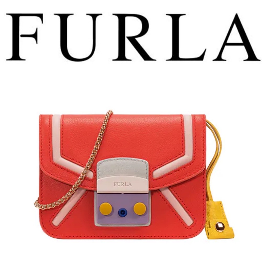FURLA NEO POP Metropolis cartoon CROSSBODY NWT